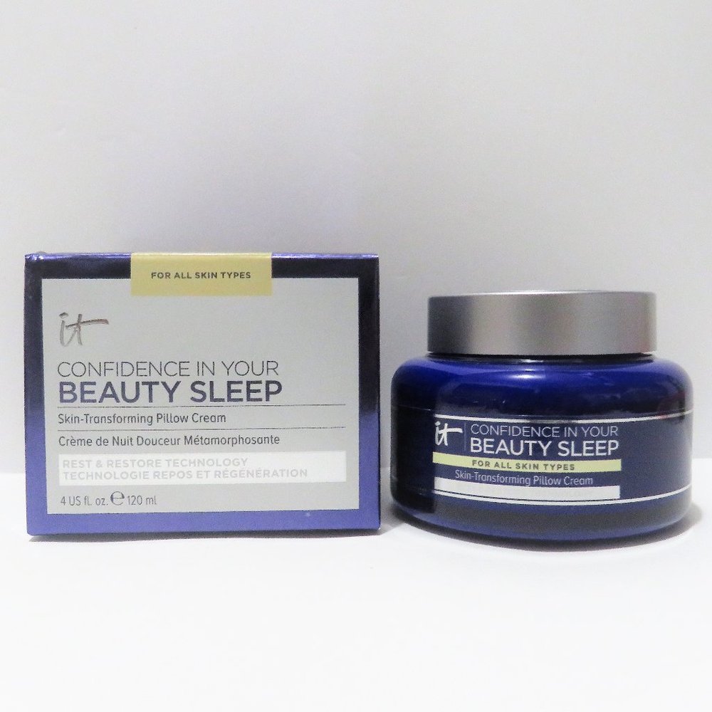 IT COSMETICS CONFIDENCE IN YOUR BEAUTY SLEEP SKIN-TRANSFORMING PILLOW CREAM 4 OZ